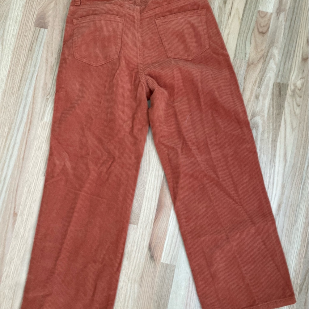 Cat & Jack Burnt Orange Corduroy Pants - Picture 4 of 4